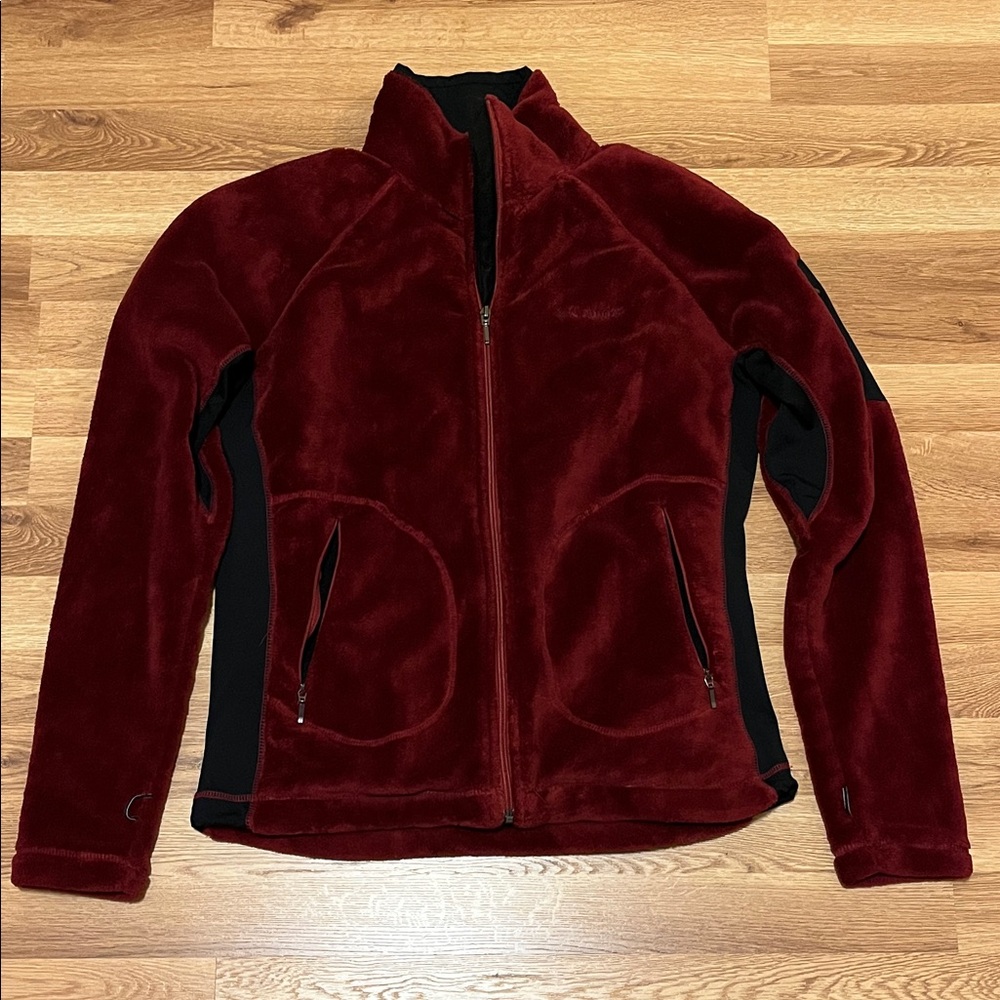 Columbia Women's Deep Red Fleece Jacket